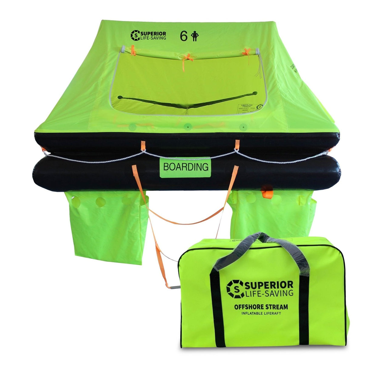 Superior Coastal Surge Life Raft, 6 Person - Life Raft Professionals