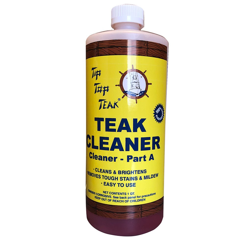Tip Top Teak Cleaner Part A - Quart - Life Raft Professionals