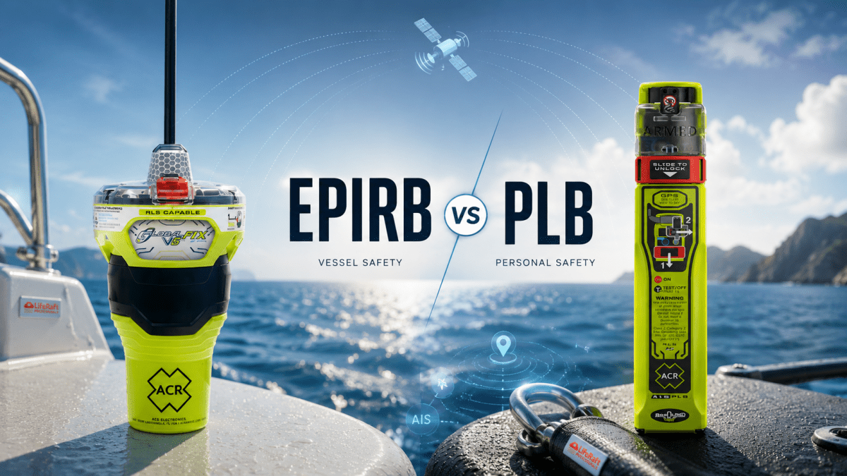 EPIRB vs. PLB: Whats the Difference? - Life Raft Professionals