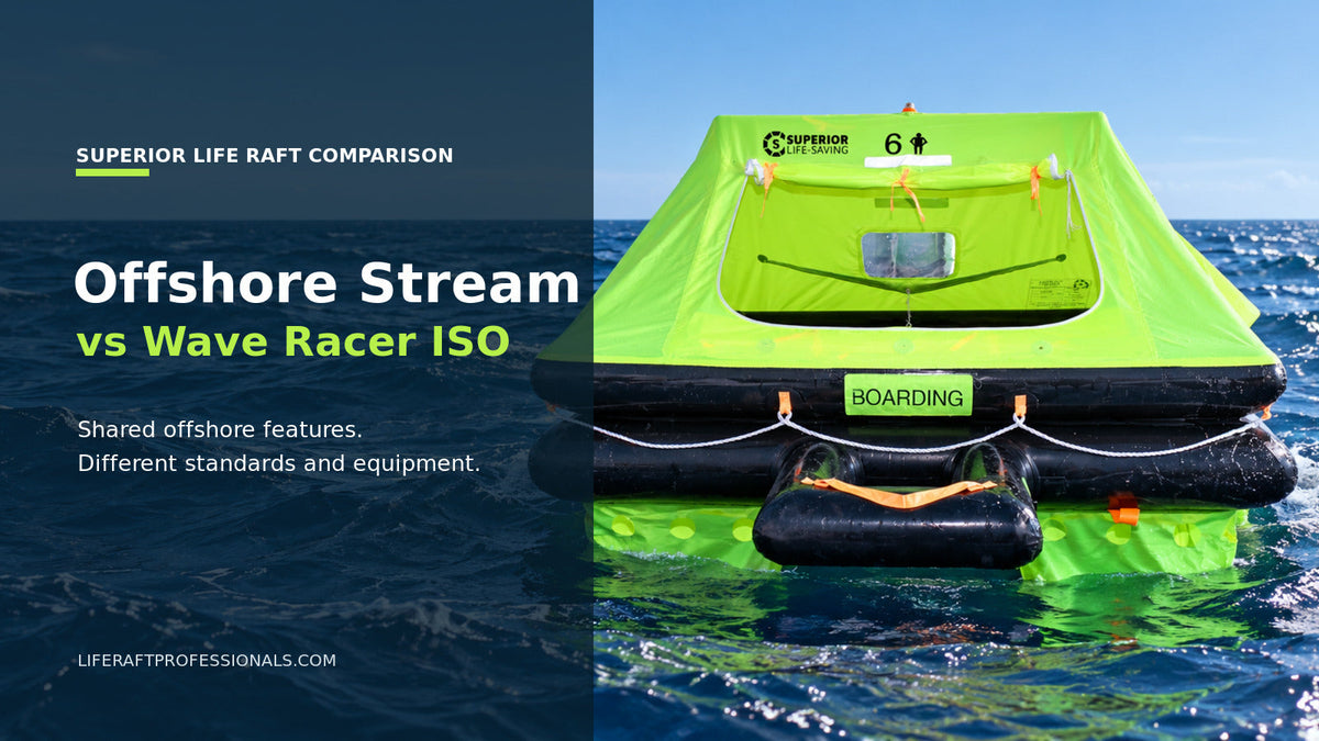 Superior Offshore Stream vs Wave Racer Life Raft