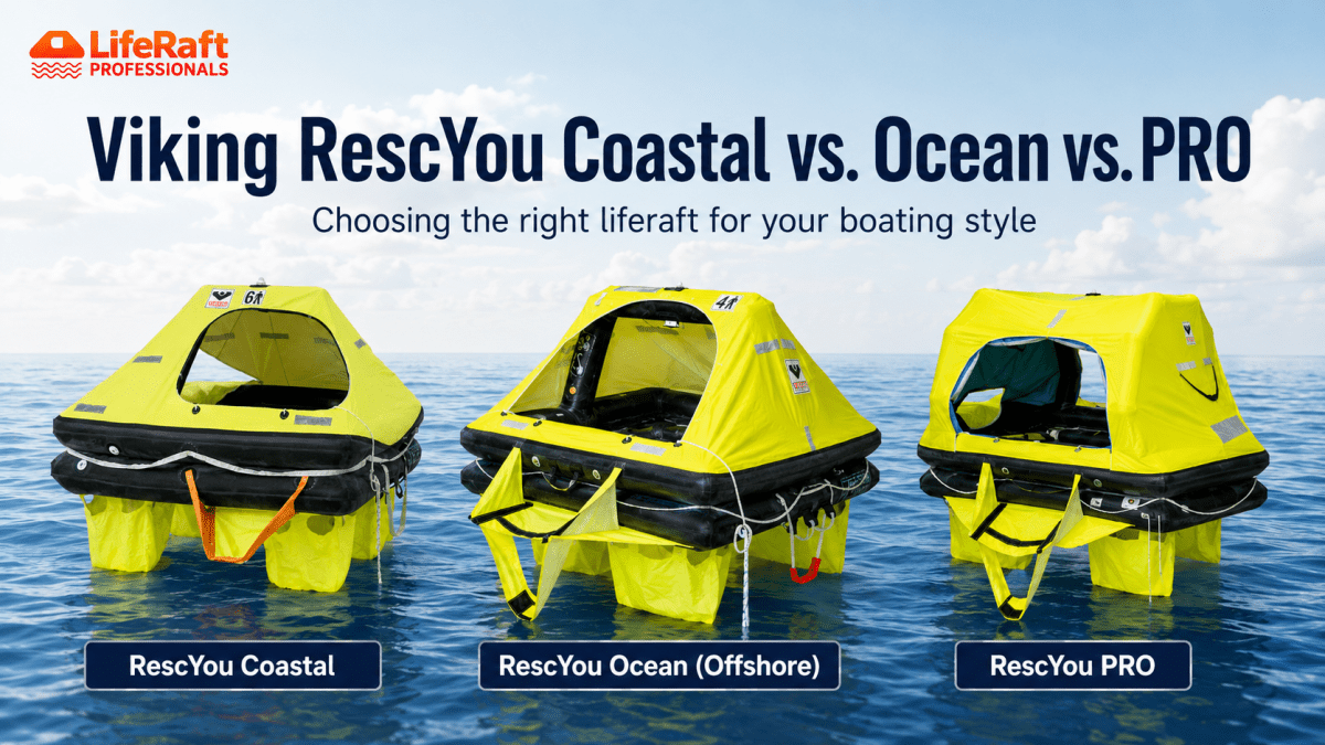 Viking RescYou Coastal vs. Ocean vs. PRO: Which Life Raft Is Right for You? - Life Raft Professionals