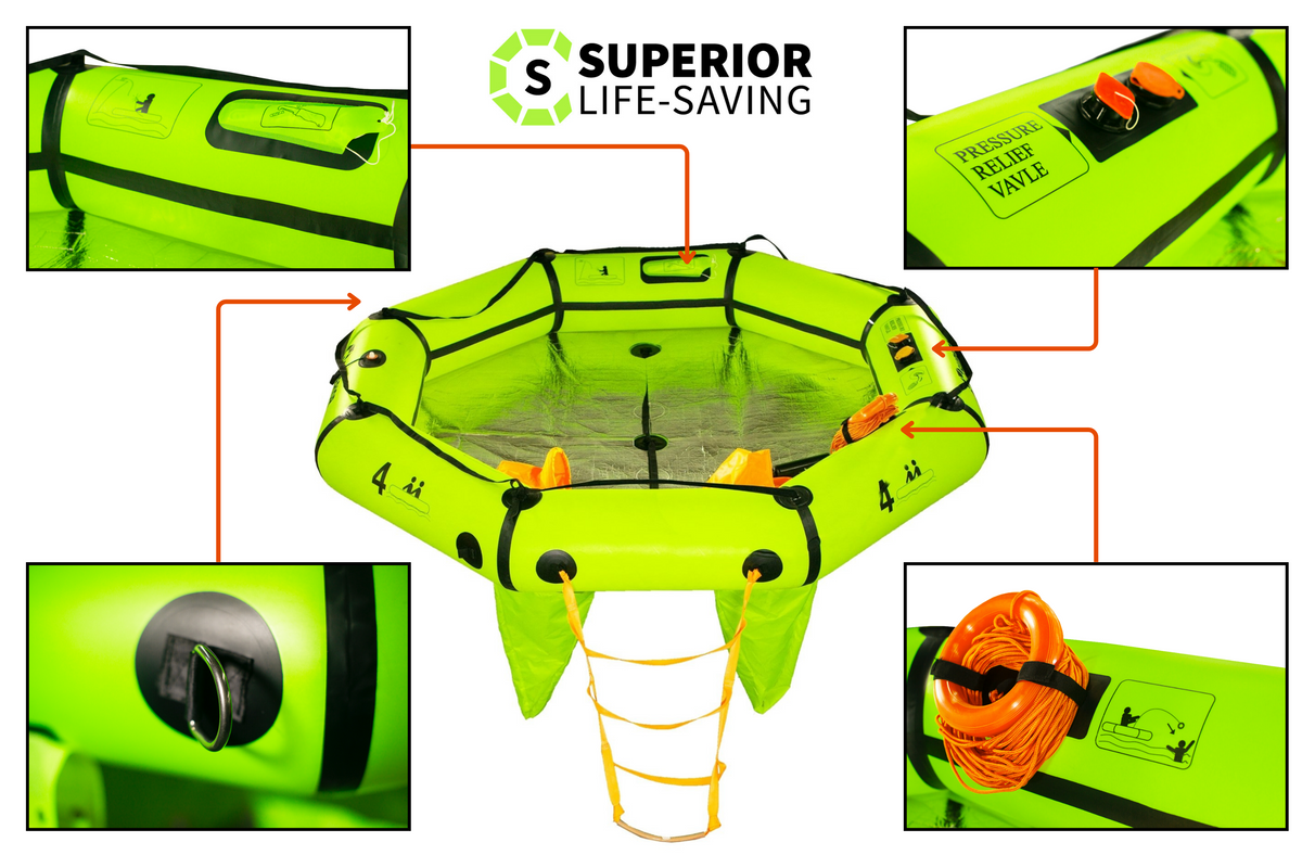 Superior HALO Compact Life Raft | Life Raft Professionals