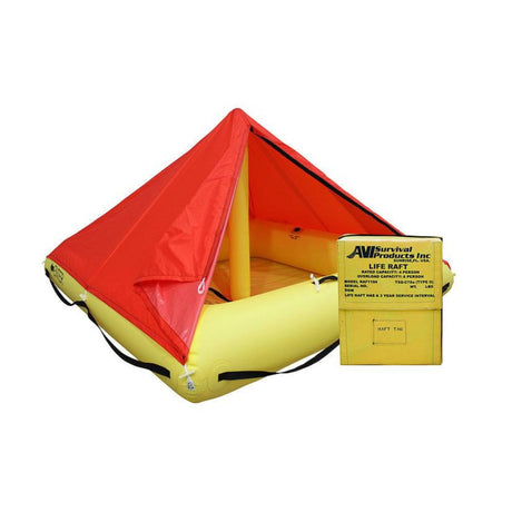 AVI Survival Life Raft, 4-8 Person FAA TSO-C70a – Type II - Life Raft Professionals