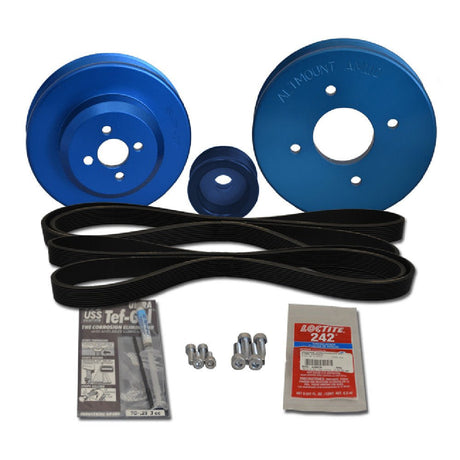 Balmar Yanmar Pulley Kit f/4JH, 4JHE, - TE, - HTE, - DTE - Life Raft Professionals