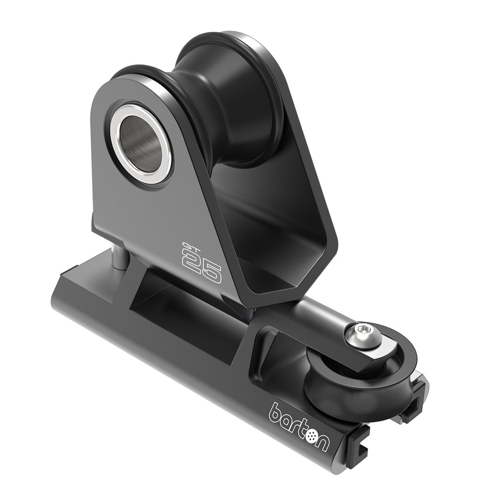 Barton 25mm Towable Genoa Car 2:1 Purchase - Black - Life Raft Professionals