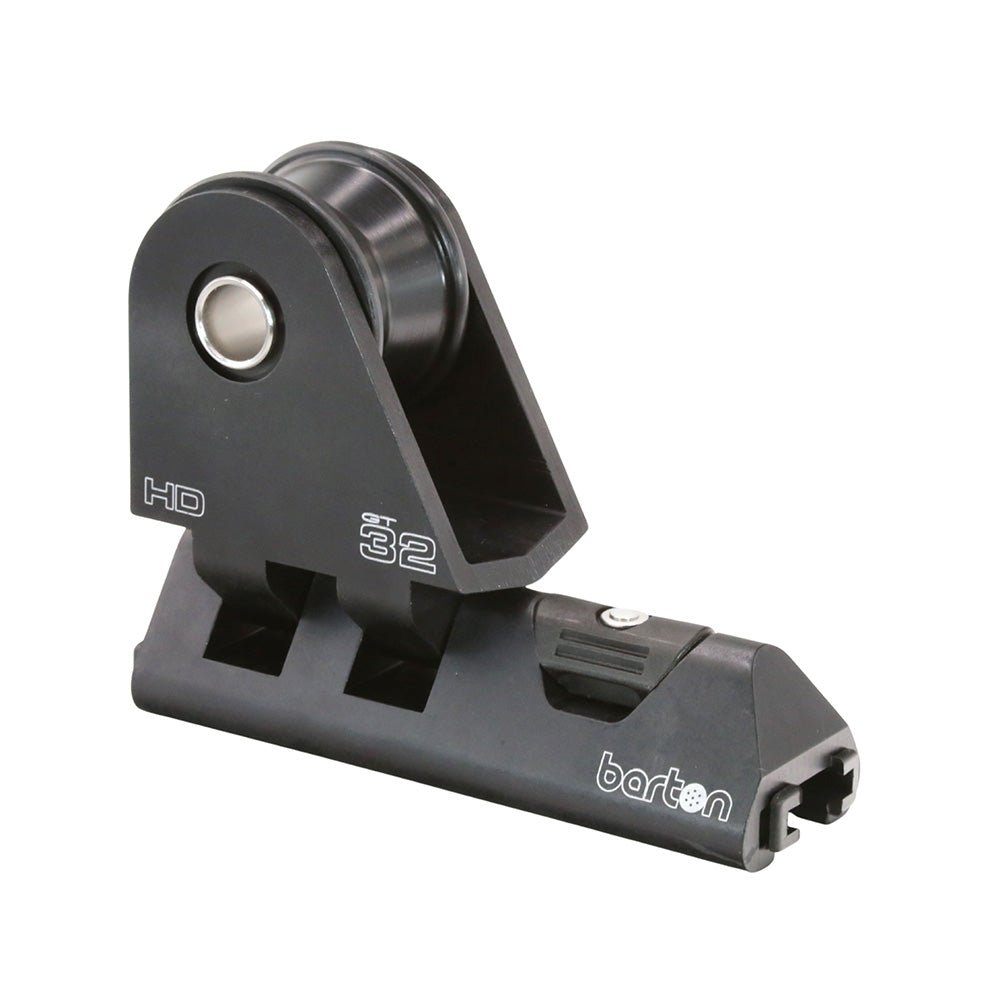 Barton 32mm HD Pin Genoa Car Heavy Duty w/Plunger Stop - Black - Life Raft Professionals