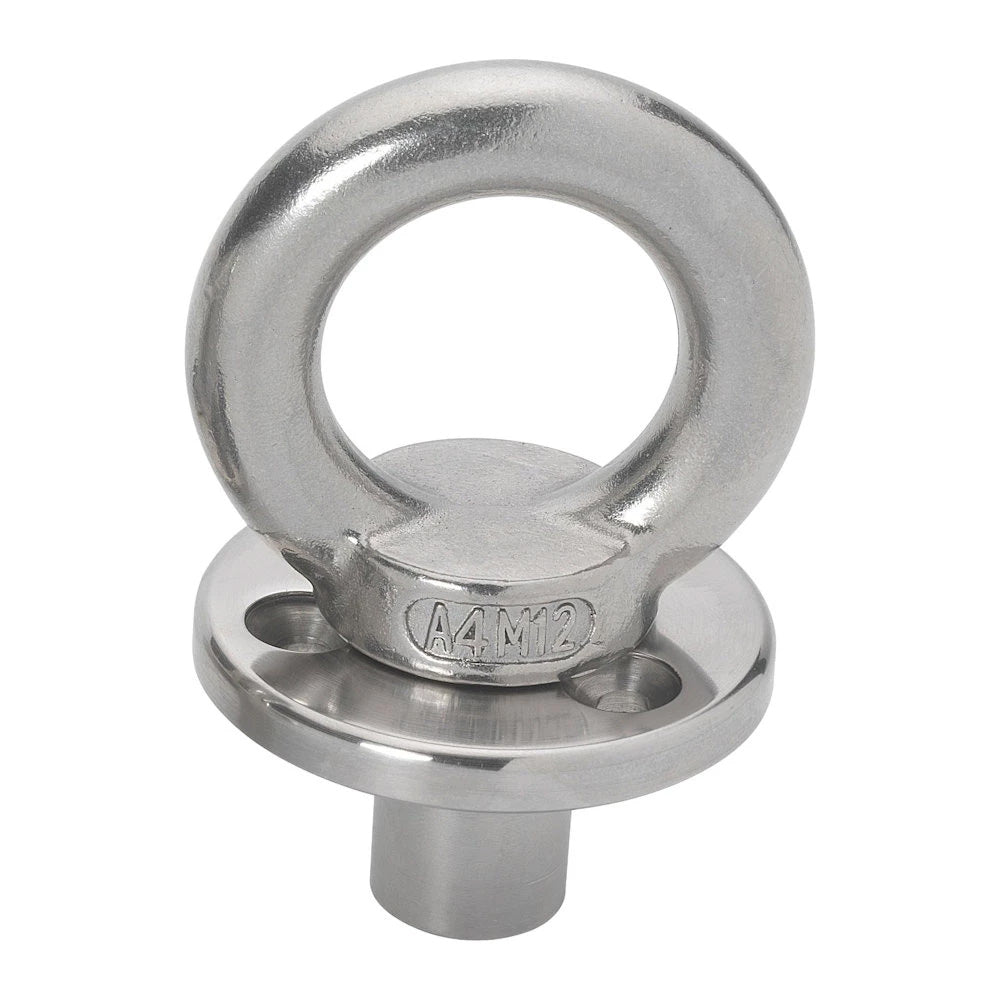 Barton Deck Plate w/Fixing Eye w/Blanking Plug - M12 Eye - Life Raft Professionals