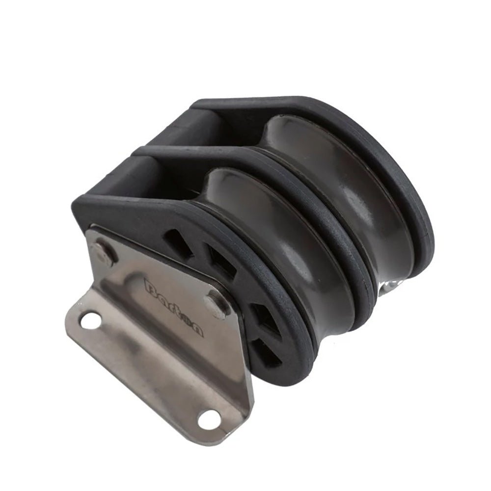 Barton Size 3 45mm Plain Bearing Pulley Block Double Upright Block - Life Raft Professionals