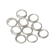 Barton Stainless Steel Split Rings - 10mm - 10 - Pack - Life Raft Professionals