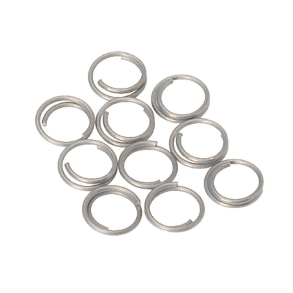 Barton Stainless Steel Split Rings - 10mm - 10 - Pack - Life Raft Professionals