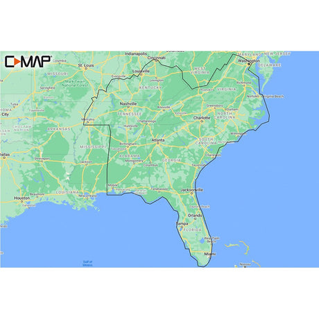 C-MAP M-NA-Y214-MS US Lakes South East REVEAL Inland Chart - Life Raft Professionals