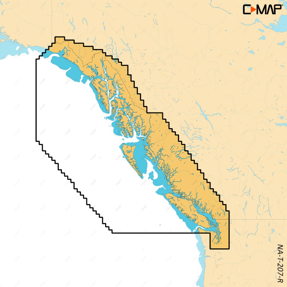C-MAP REVEAL X - British Columbia Puget Sound - Life Raft Professionals