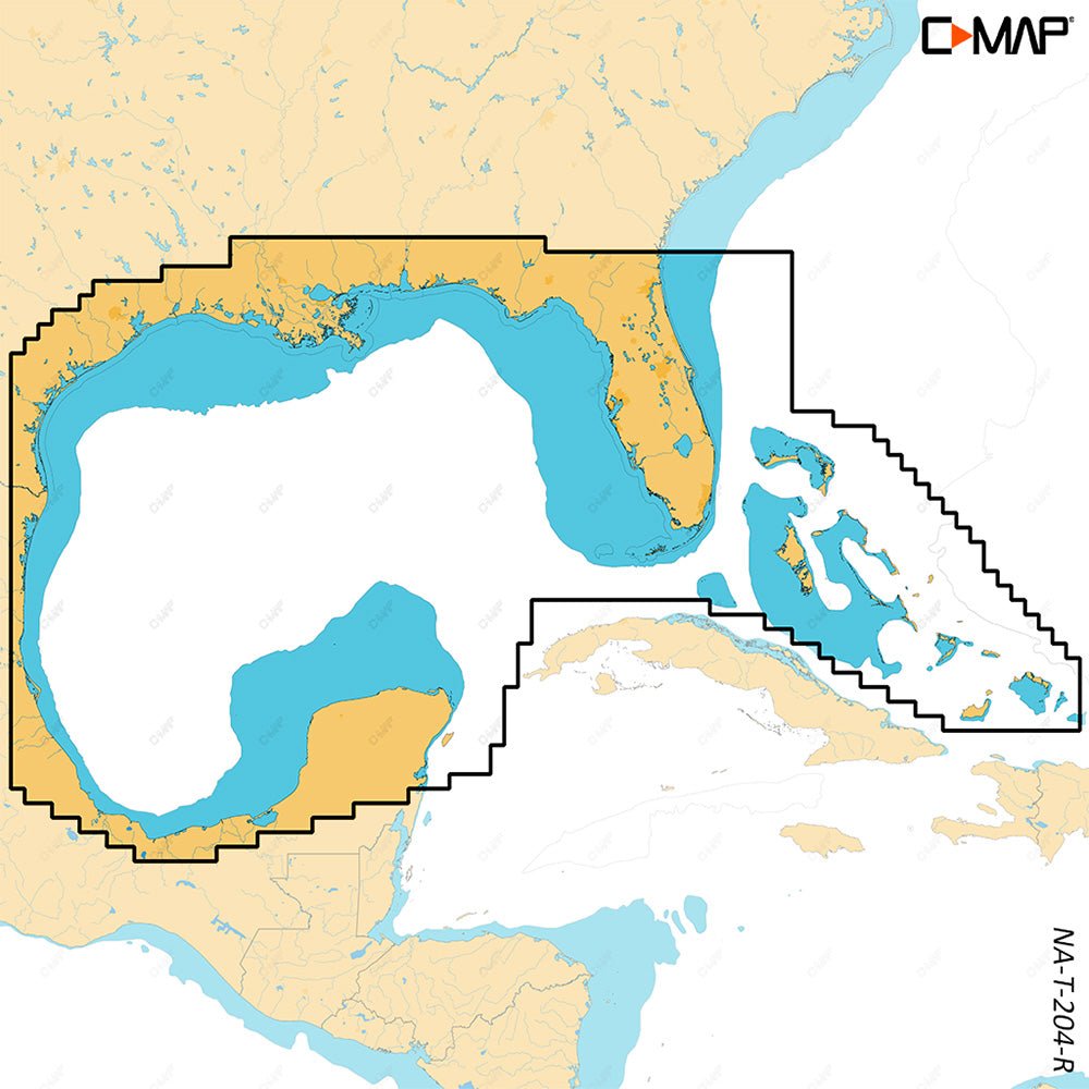 C-MAP REVEAL X - Gulf of Mexico Bahamas - Life Raft Professionals