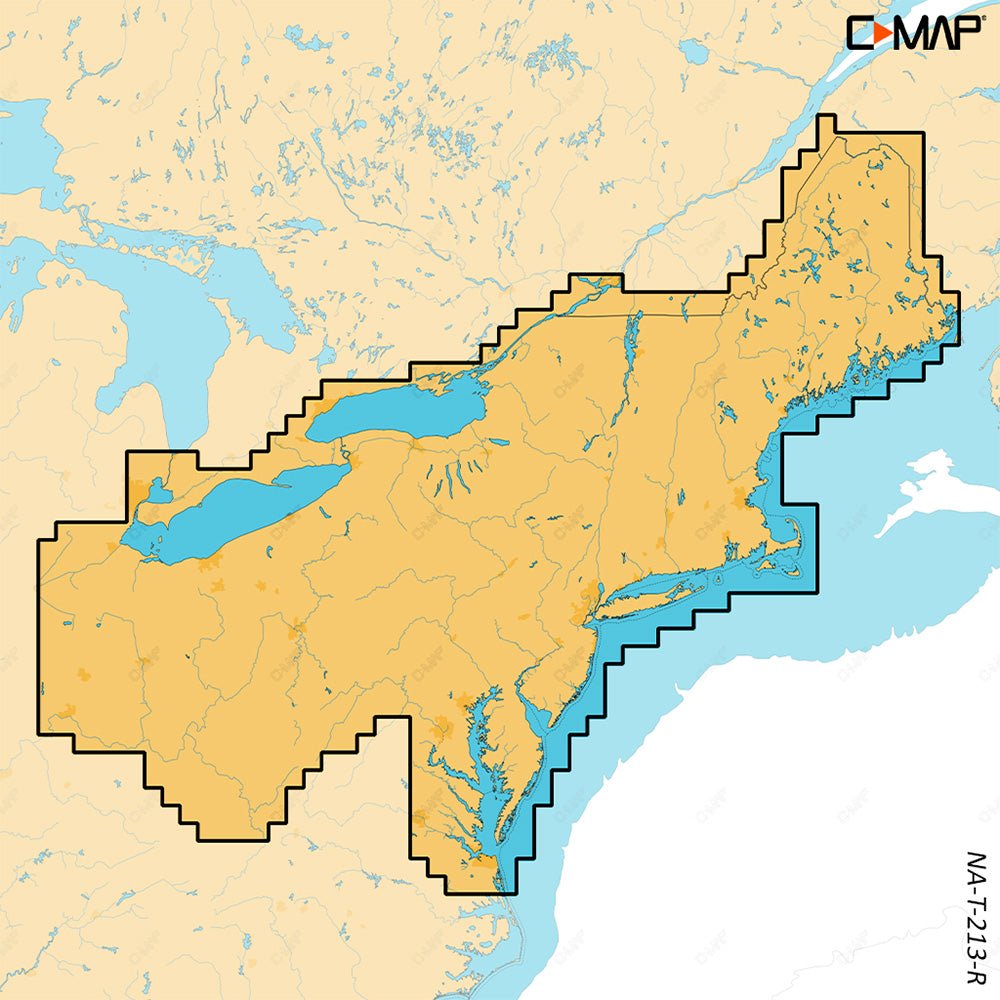 C-MAP REVEAL X - U.S. Lakes North East - Life Raft Professionals