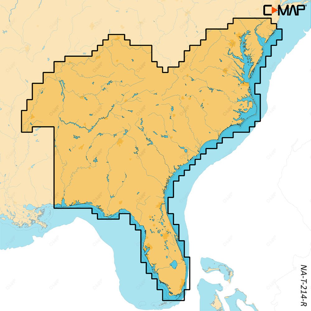 C-MAP REVEAL X - U.S. Lakes South East - Life Raft Professionals