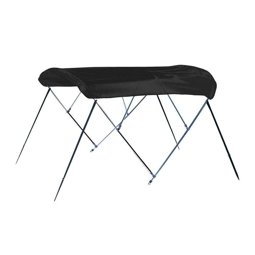 Carver 4 Bow 8' Pontoon Bimini Top w/Boot - Black Acrylic - Life Raft Professionals