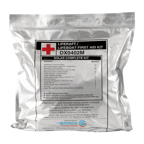 DATREX First Aid Kit SOLAS - Life Raft Professionals