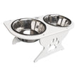 Deep Blue Marine Medium Starboard Dog Dish w/Bowls - 8" Tall - Life Raft Professionals