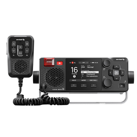 em - trak X100 VHF w/Class B AIS - Life Raft Professionals