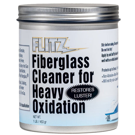 Flitz Fiberglass Cleaner f/Heavy Oxidation - 1lb - Life Raft Professionals