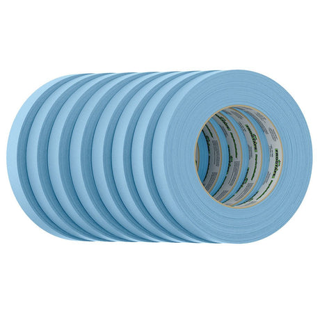 FrogTape CP 250 Medium - High Adhesion Masking Tape - 18MM x 55M x 8 - Pack - Light Blue - Rated for 250F - Life Raft Professionals