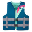 Full Throttle Adult Rapid - Dry Life Jacket - L/XL - Aqua - Life Raft Professionals