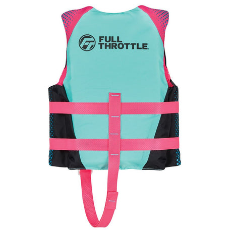 Full Throttle Nylon Life Jacket - Child - Pink - Life Raft Professionals