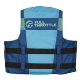 Full Throttle Nylon Life Jacket - Youth - Blue/Black - Life Raft Professionals
