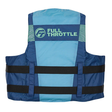 Full Throttle Nylon Life Jacket - Youth - Blue/Black - Life Raft Professionals