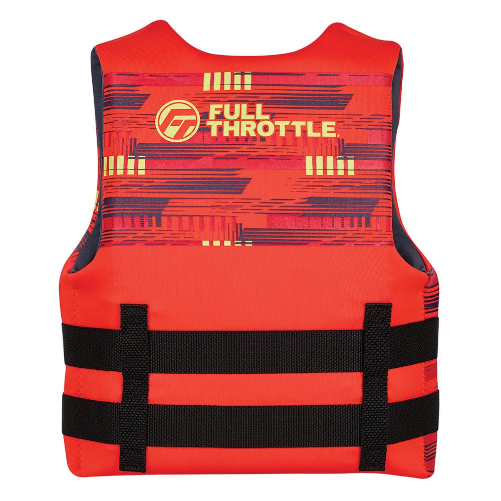 Full Throttle Youth Rapid - Dry Life Jacket - Red - Life Raft Professionals