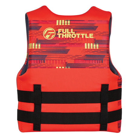 Full Throttle Youth Rapid - Dry Life Jacket - Red - Life Raft Professionals