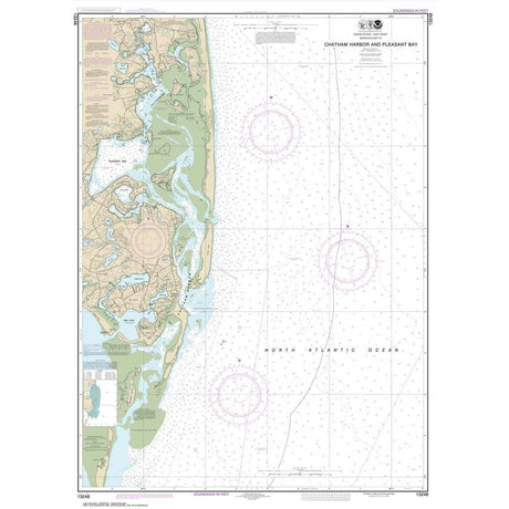 Historical NOAA Chart 13248: Chatham Harbor and Pleasant Bay - Life Raft Professionals