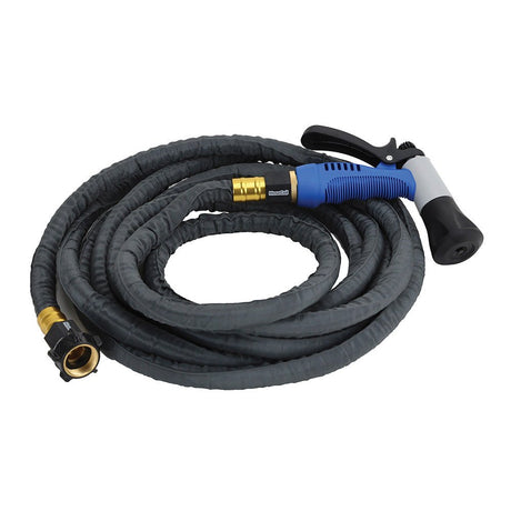 HoseCoil 20' Stainless Steel PRO Hose Kit w/Boat Bumper Plastic Body Nozzle - Life Raft Professionals