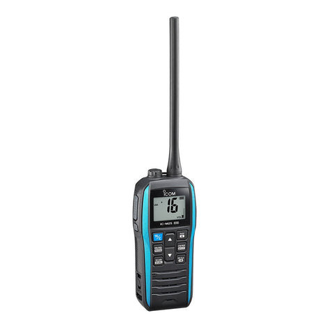 Icom M25 EVO Handheld VHF Radio - Blue - Life Raft Professionals