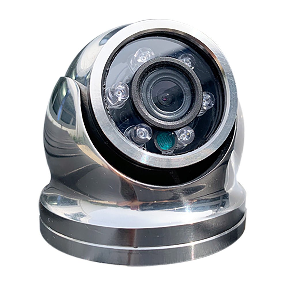 Iris Hi - Resolution Analog Mini Dome Camera - 316 Stainless Steel - CVBS - TVI - 3.6 - Life Raft Professionals