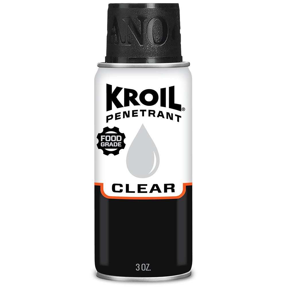 Kroil Clear Food Grade Penetrating Oil - Aerosol - 3oz Can - Life Raft Professionals