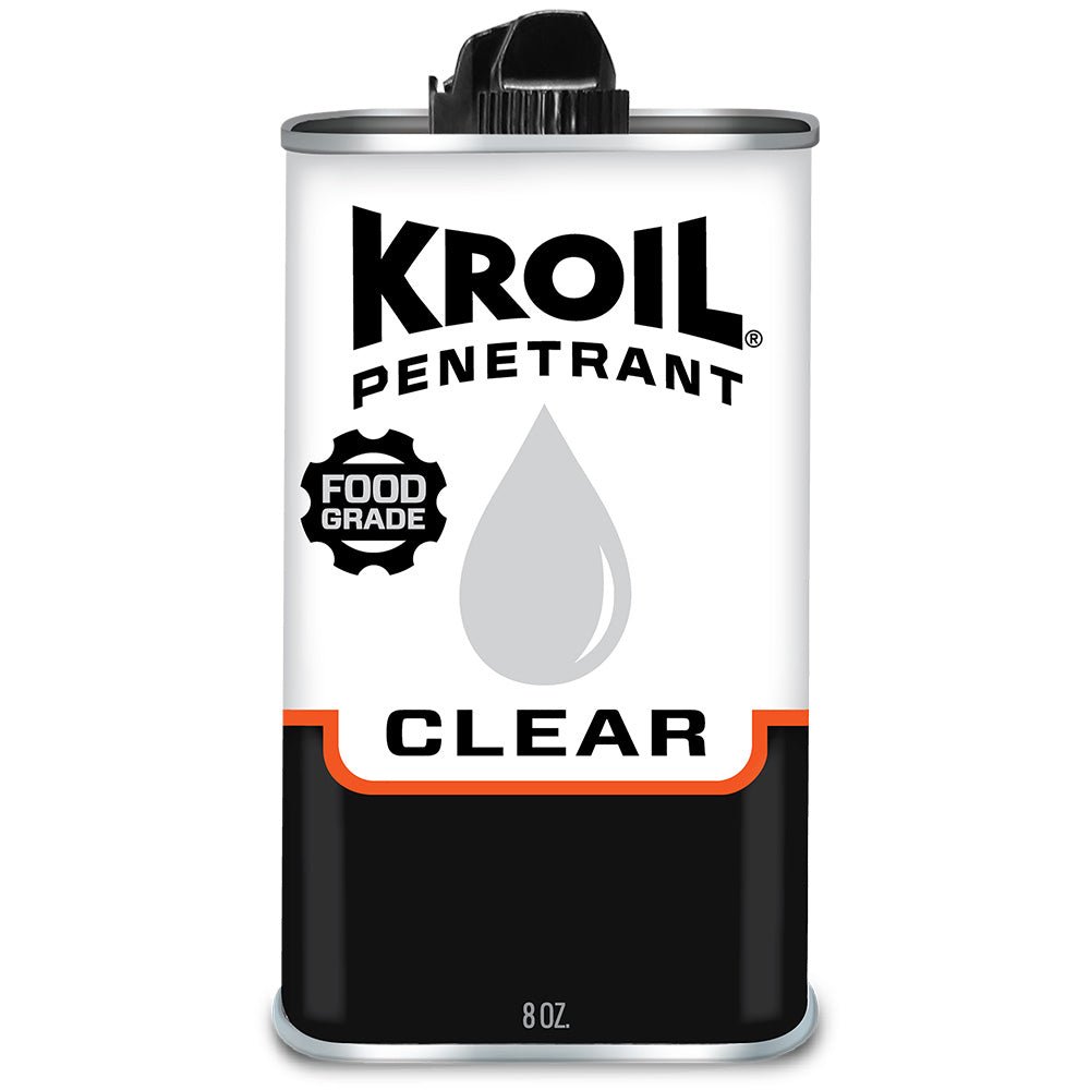 Kroil Clear Food Grade Penetrating Oil - Drip - 8oz Can - Life Raft Professionals