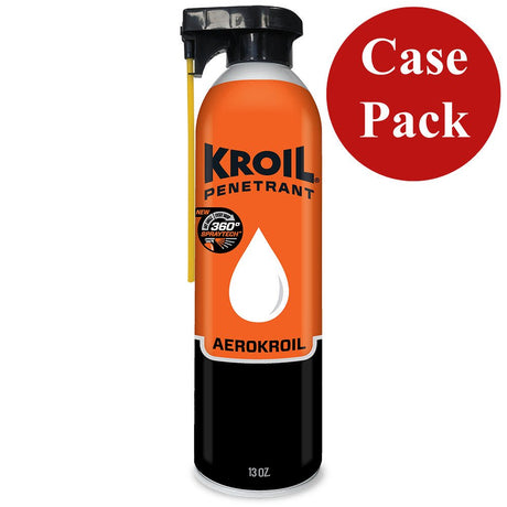 Kroil Original Penetrant - Aerosol - 13oz Can - Aerokroil Formula w/SprayTech *Case of 12 - Life Raft Professionals