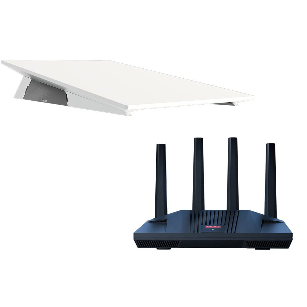 KVH Starlink Performance Gen 3 Kit w/Wedge Mount CommBox Edge Core Communications Gateway Wi - Fi Router - Life Raft Professionals