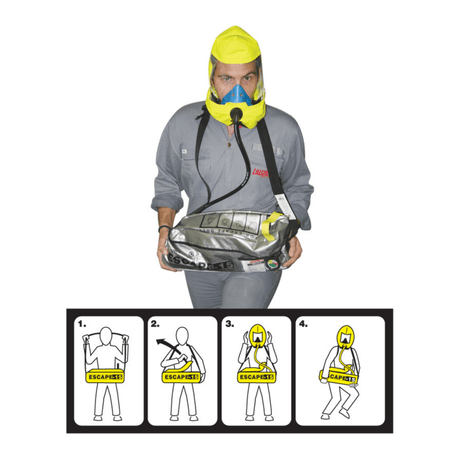 LALIZAS Emergency evacuation Breathing device"ESCAPE - 15" (EEBD) - Life Raft Professionals