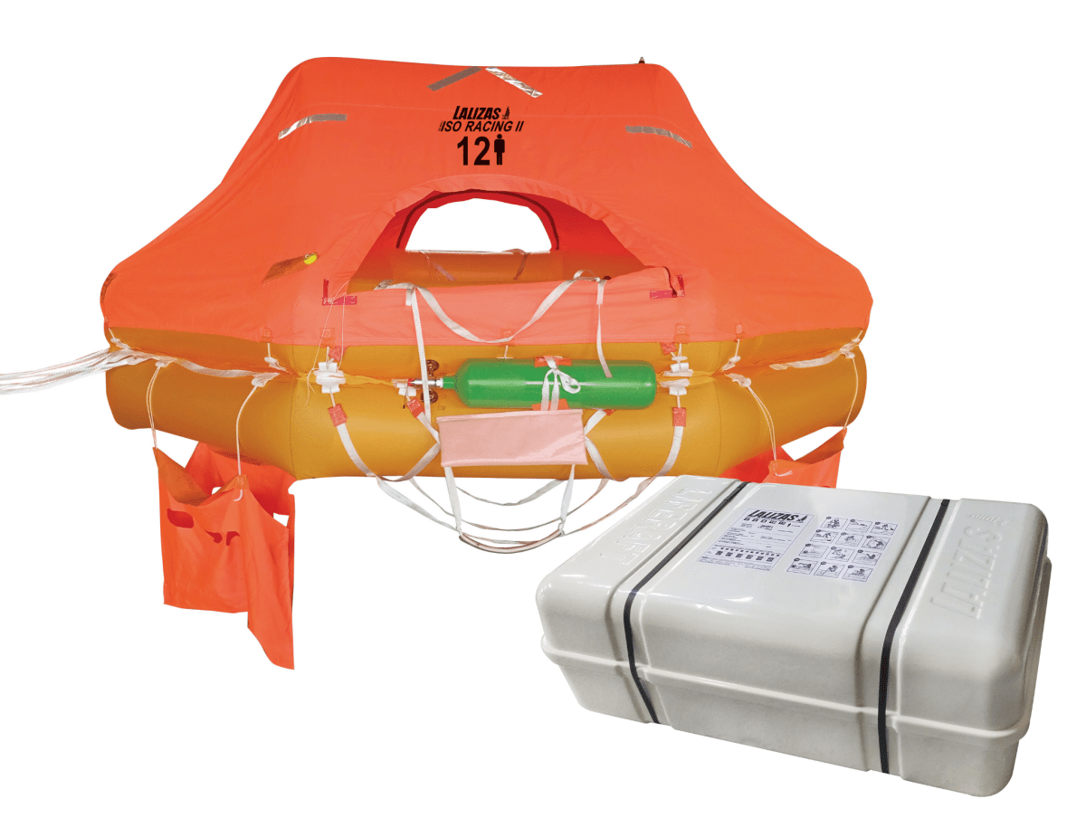 Lalizas ISO Racing II ISO 9650 - 1 Approved Liferaft, 4 - 12 Person - Life Raft Professionals