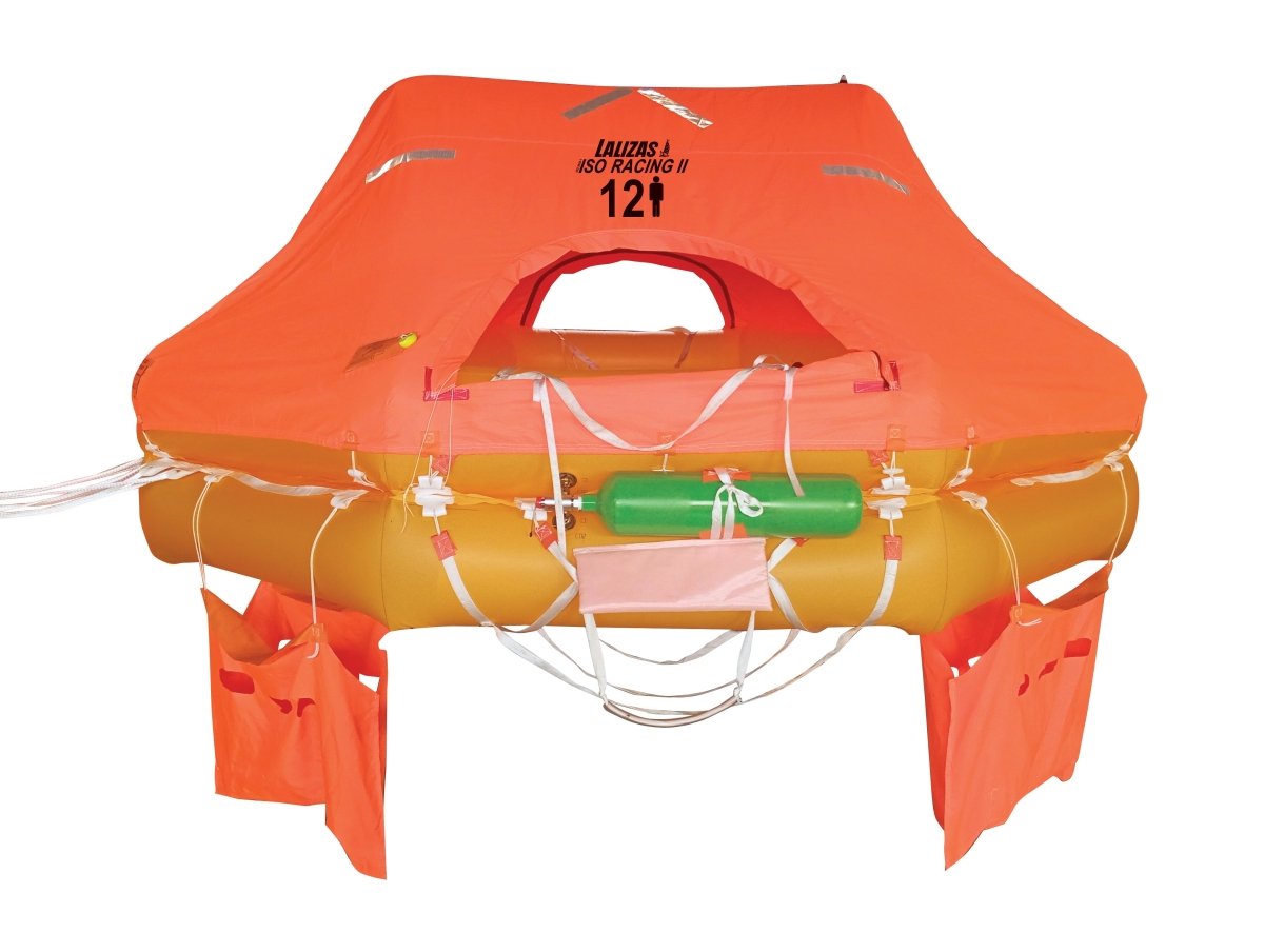 Lalizas ISO Racing II ISO 9650-1 Approved Liferaft, 4 - 12 Person ...