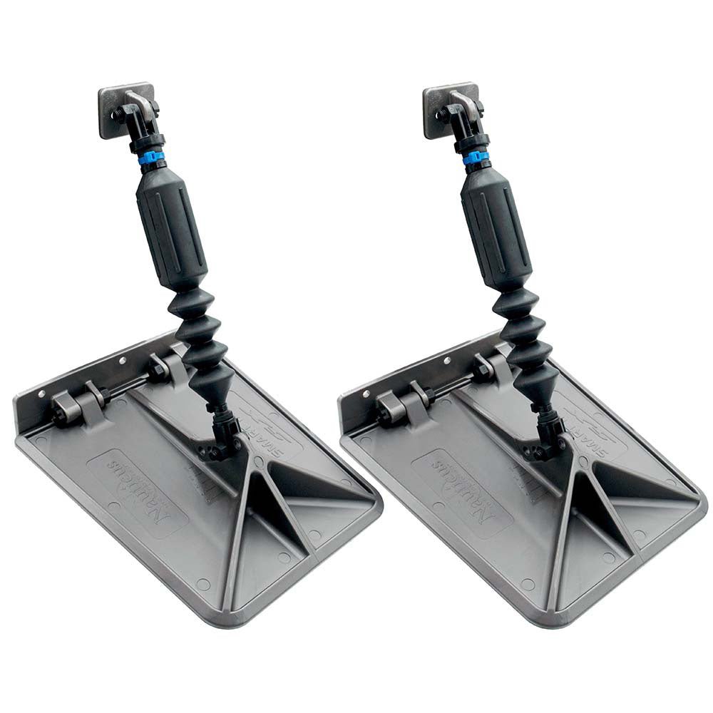Lectrotab SX 9.5 x 10 Smart Tabs 12 - 16' Boats w/40lb Actuators - 40 - 80HP - Gunmetal Grey - Life Raft Professionals