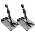 Lectrotab SX 9.5 x 10 Smart Tabs 16 - 18' Boats w/60lb Actuators - 60 - 150HP - Gunmetal Grey - Life Raft Professionals