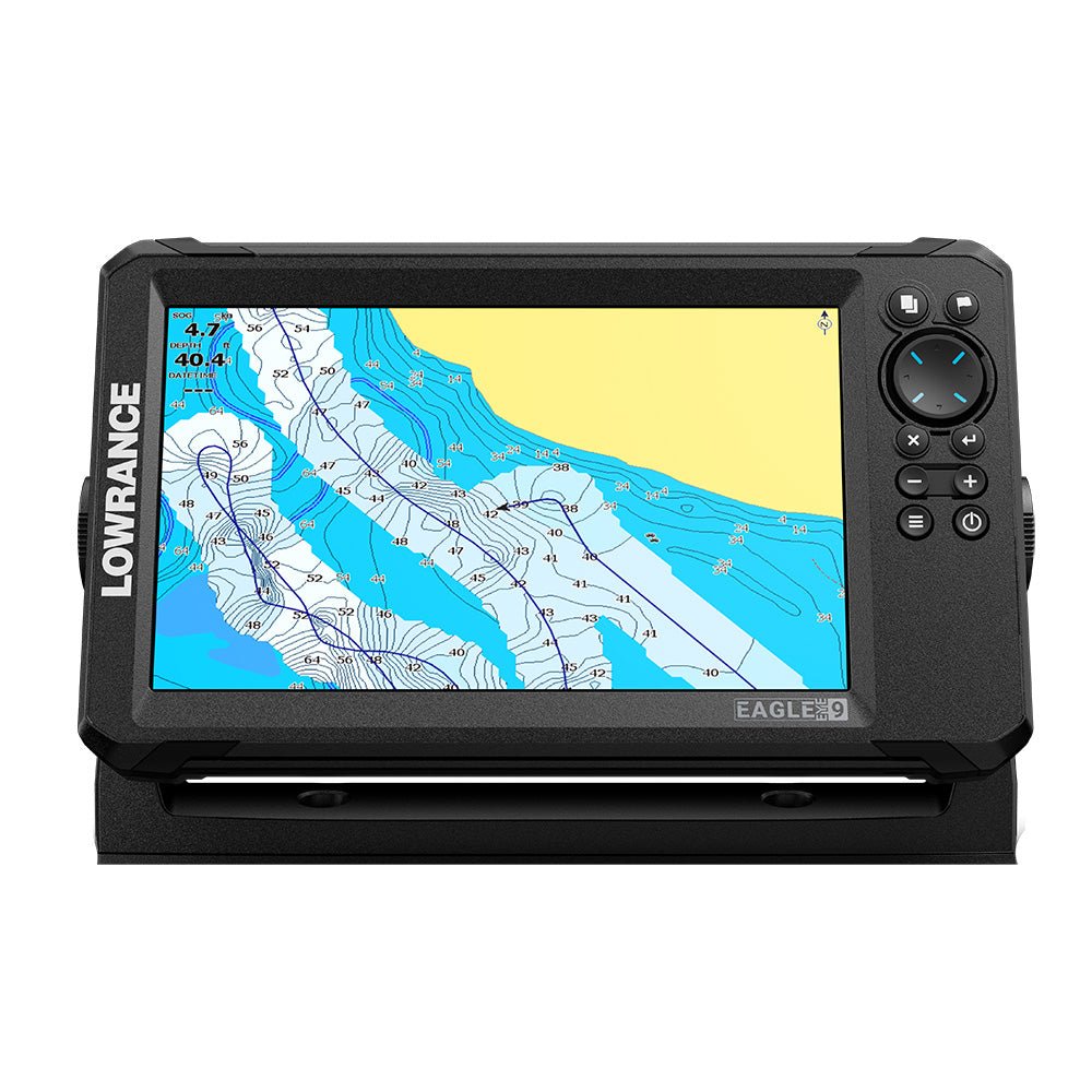 Lowrance Eagle Eye 9 Live w/T/M Transducer C - MAP Inland Charts - Life Raft Professionals