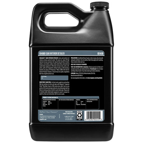 Meguiar's Quik Interior Detailer - 1 Gallon - Life Raft Professionals
