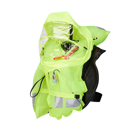 Mustang Atlas 190 DLX Open Ocean Inflatable PFD - Red/Black - Life Raft Professionals