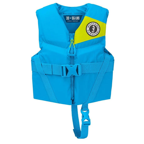 Mustang Child Rev Foam Life Vest - Azure Blue - Life Raft Professionals