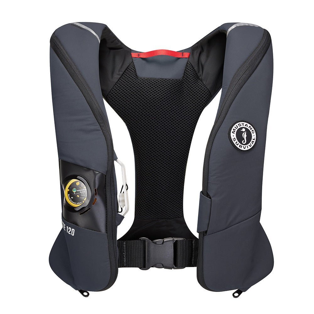 Grey Life Raft Mustang Elite 120 Coastal Inflatable PFD - Admiral Grey – Life Raft ...