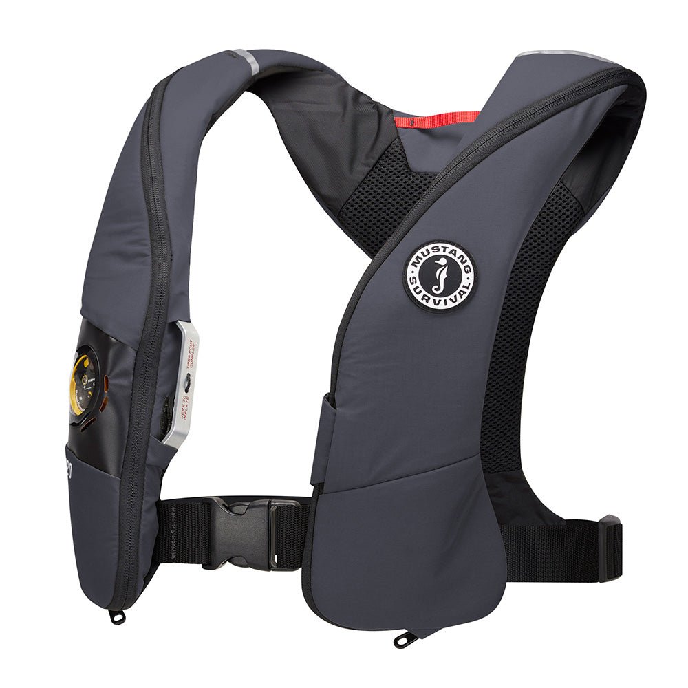 Grey Life Raft Mustang Elite 120 Coastal Inflatable PFD - Admiral Grey – Life Raft ...